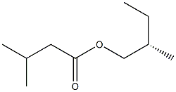 (+)-Isovaleric acid (S)-2-methylbutyl ester Struktur