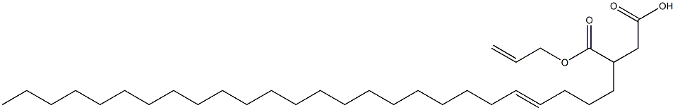 3-(4-Hexacosenyl)succinic acid 1-hydrogen 4-allyl ester Struktur