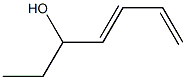 4,6-Heptadien-3-ol Struktur
