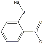 2-Nitrophenyl hydrodisulfide Structure