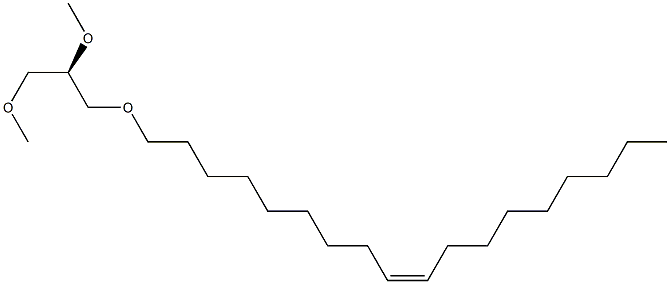 (2R)-1,2-Dimethoxy-3-[[(9Z)-9-octadecenyl]oxy]propane Struktur