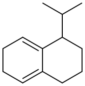 1,2,3,4,6,7-Hexahydro-1-isopropylnaphthalene Struktur