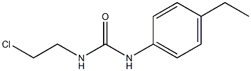 1-(2-Chloroethyl)-3-(p-ethylphenyl)urea Struktur