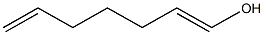 1,6-Heptadien-1-ol Struktur