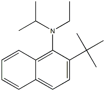 N-Ethyl-N-isopropyl-2-tert-butylnaphthalen-1-amine Struktur