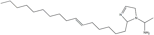 1-(1-Aminoethyl)-2-(6-hexadecenyl)-3-imidazoline Struktur