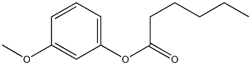 ヘキサン酸3-メトキシフェニル 化學(xué)構(gòu)造式
