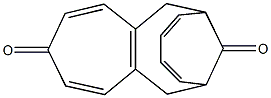 6,7,12,13-Tetrahydro-7,12-methano-3H-cycloheptacyclodecene-3,14-dione Struktur