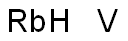 Vanadium rubidium Struktur