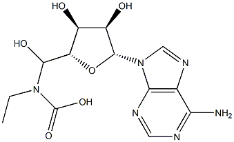 5'-(N-Ethyl-N-carboxyamino)adenosine Struktur