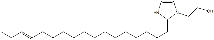2-(14-Heptadecenyl)-4-imidazoline-1-ethanol Struktur