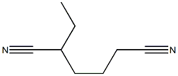 2-Ethylhexanedinitrile Struktur