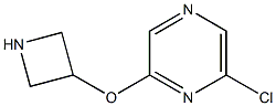 2-(3-Azetidinyloxy)-6-chloropyrazine Structure