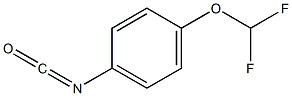 4-(difluoromethoxy)benzene isocyanate Struktur