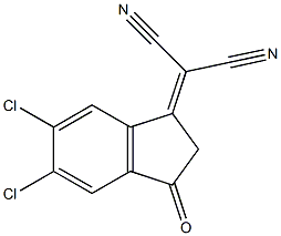 2-(5,6-Dichloro-3-oxo-indan-1-ylidene)-malononitrile