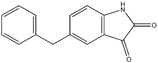 5-Benzylindoline-2,3-dione Struktur
