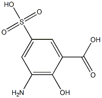 3-amino-5-sulfosalicylic acid Struktur
