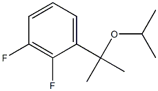 Diisopropyl ether, 2,3-difluorophenyl Struktur