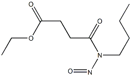 ETHYL-N-BUTYL-N-NITROSOSUCCINAMATE Struktur