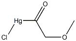 METHOXYACETYLMERCURYCHLORIDE Struktur