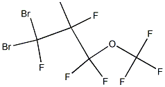 DIBROMO-HEPTAFLUOROISOBUTYLMETHYLETHER Struktur