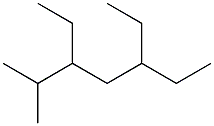 2-methyl-3,5-diethylheptane Struktur