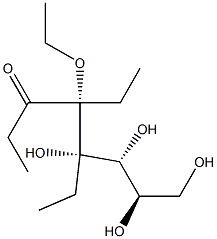 tetraethylglucose Struktur