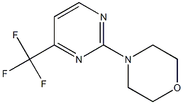 4-[4-(trifluoromethyl)pyrimidin-2-yl]morpholine Struktur
