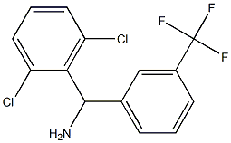 (2,6-dichlorophenyl)[3-(trifluoromethyl)phenyl]methanamine Struktur