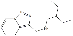 (2-ethylbutyl)({[1,2,4]triazolo[3,4-a]pyridin-3-ylmethyl})amine Struktur