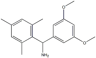 (3,5-dimethoxyphenyl)(2,4,6-trimethylphenyl)methanamine Struktur