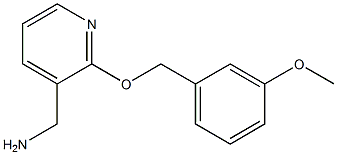 {2-[(3-methoxybenzyl)oxy]pyridin-3-yl}methylamine Struktur