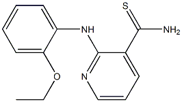 2-[(2-ethoxyphenyl)amino]pyridine-3-carbothioamide Struktur