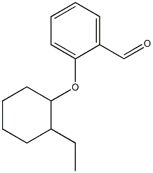 2-[(2-ethylcyclohexyl)oxy]benzaldehyde Struktur