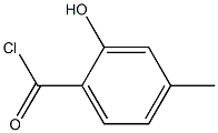 2-hydroxy-4-methylbenzoyl chloride Struktur