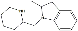 2-methyl-1-(piperidin-2-ylmethyl)indoline Struktur
