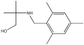 2-methyl-2-{[(2,4,6-trimethylphenyl)methyl]amino}propan-1-ol Struktur