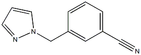 3-(1H-pyrazol-1-ylmethyl)benzonitrile Struktur
