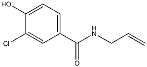 3-chloro-4-hydroxy-N-(prop-2-en-1-yl)benzamide Struktur