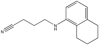 4-(5,6,7,8-tetrahydronaphthalen-1-ylamino)butanenitrile Struktur