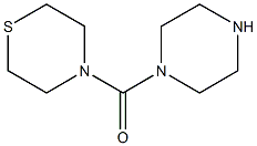 4-(piperazin-1-ylcarbonyl)thiomorpholine Structure