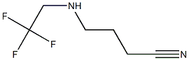 4-[(2,2,2-trifluoroethyl)amino]butanenitrile Struktur