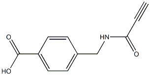 4-[(propioloylamino)methyl]benzoic acid Struktur