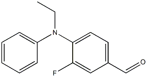 4-[ethyl(phenyl)amino]-3-fluorobenzaldehyde Struktur