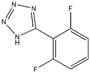 5-(2,6-difluorophenyl)-1H-1,2,3,4-tetrazole Struktur