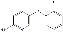 5-(2-fluorophenoxy)pyridin-2-amine Struktur