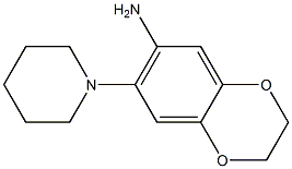 7-(piperidin-1-yl)-2,3-dihydro-1,4-benzodioxin-6-amine Structure