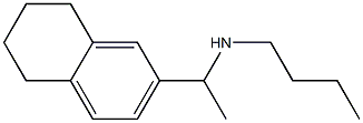 butyl[1-(5,6,7,8-tetrahydronaphthalen-2-yl)ethyl]amine Struktur