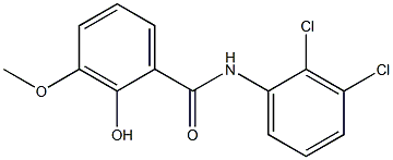 N-(2,3-dichlorophenyl)-2-hydroxy-3-methoxybenzamide Struktur