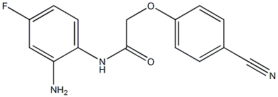 N-(2-amino-4-fluorophenyl)-2-(4-cyanophenoxy)acetamide Structure